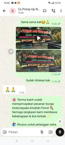Testimonial Papan Bunga ganggaeng