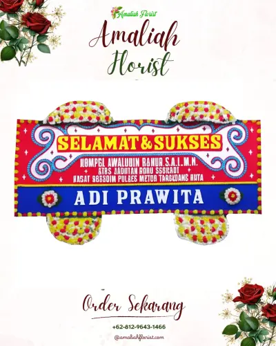 Karangan Bunga Ucapan Selamat ganggaeng