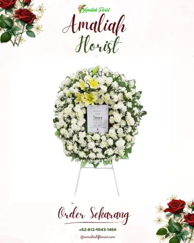 Krans Bunga Duka Cita ganggaeng